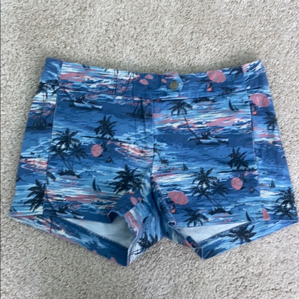 J.Crew beach sunset print shorts